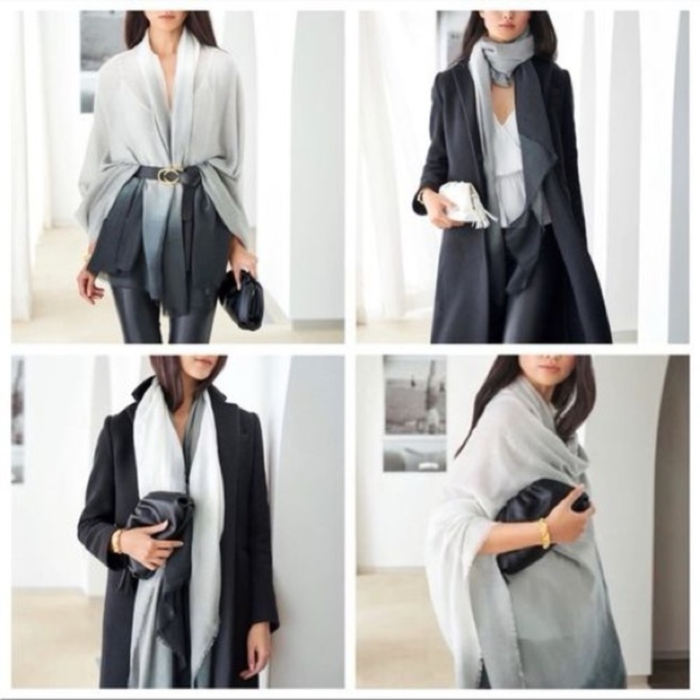 Cushnie Ombre Multi Wear Scarf NEW - Picture 5 of 6